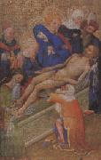 school of paris or Burgundy The Entombment of Christ (mk05) oil on canvas